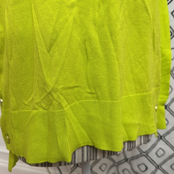 Marled High-Low Knit Long Sleeve crewneck sweater XS - Picture 4 of 7